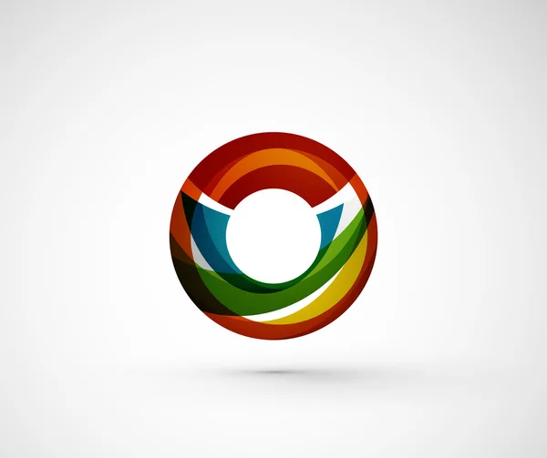 抽象的な幾何学的な会社ロゴ リング, — ストックベクタ