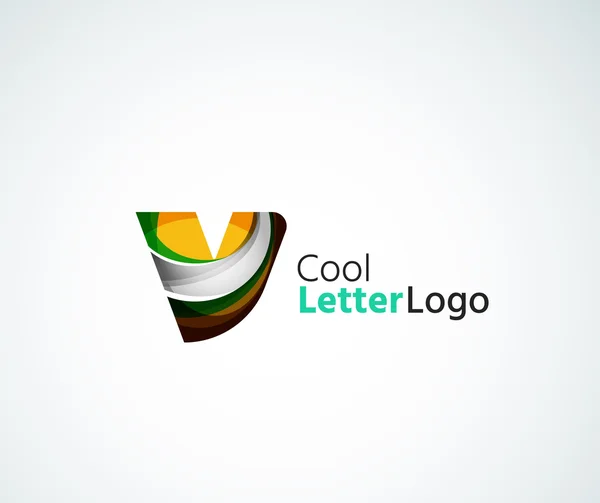 Logotipo da letra vetorial — Vetor de Stock