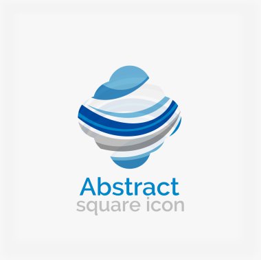 Daire soyut şekli logosu