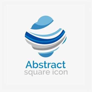 Daire soyut şekli logosu