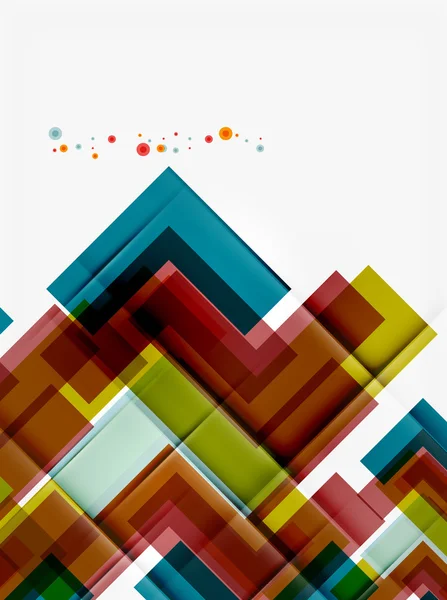 Čisté barevné neobvyklé geometrický vzor — Stockový vektor