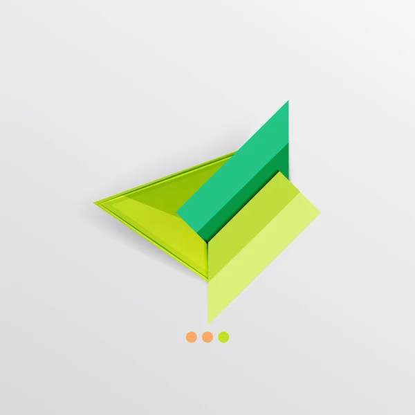 Modernes abstraktes geometrisches Banner — Stockvektor