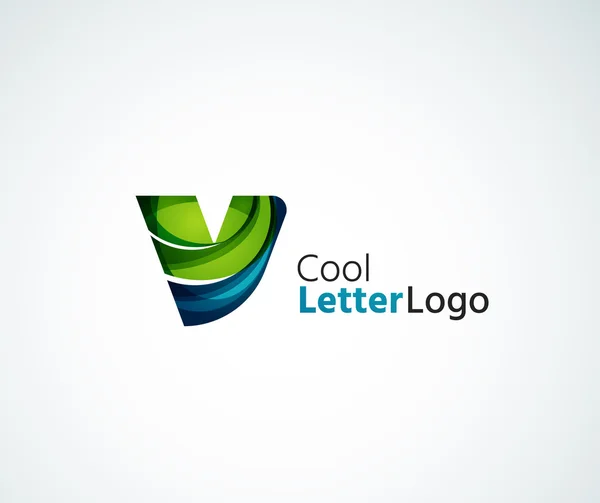 Logotipo de letra vectorial — Archivo Imágenes Vectoriales