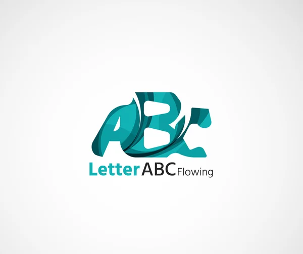 Logo de la empresa Abc . — Vector de stock