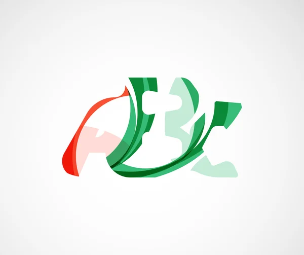 Logo aziendale Abc. Illustrazione vettoriale . — Vettoriale Stock