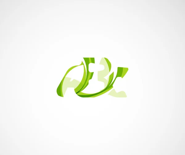 Logo de la empresa Abc. Ilustración vectorial . — Vector de stock