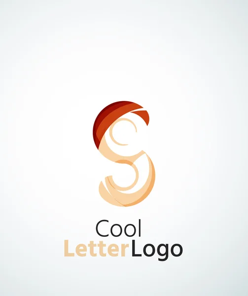 Letra logo de la empresa — Vector de stock