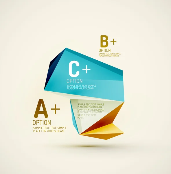 Formas geométricas en el aire. Vector fondo abstracto — Archivo Imágenes Vectoriales