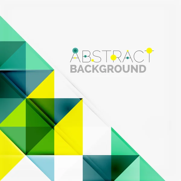 Abstract geometric background. Modern overlapping triangles — Stock Vector