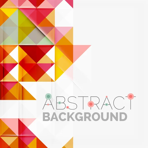 Abstracte geometrische achtergrond. Moderne overlappende driehoeken — Stockvector