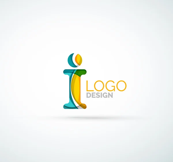 Logotipo de letra vectorial — Archivo Imágenes Vectoriales