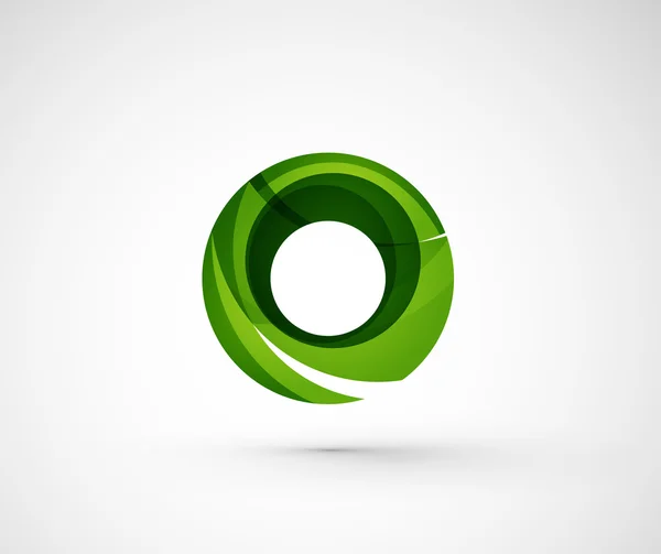 Streszczenie firmy geometryczne logo pierścień, koło — Wektor stockowy