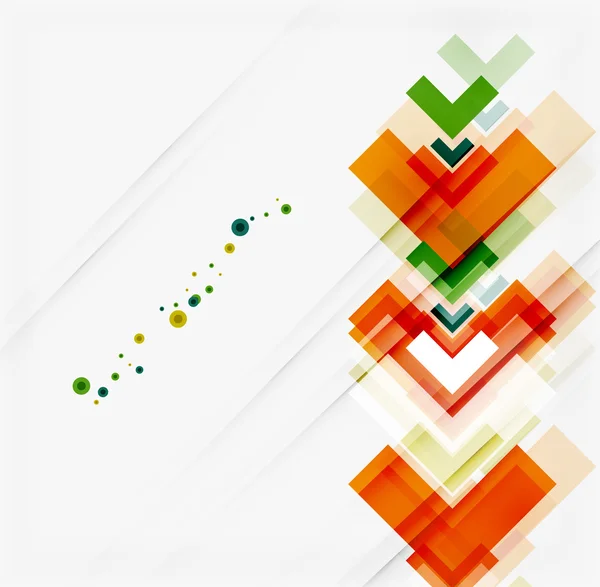 Schoon kleurrijke ongebruikelijke geometrische patroon ontwerp — Stockvector