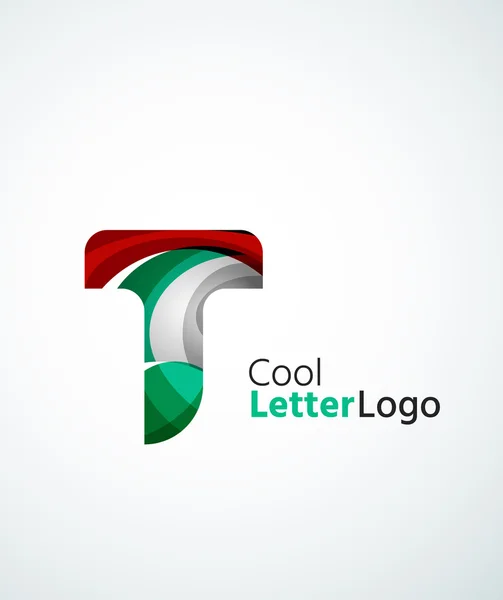 Lettera azienda logo — Vettoriale Stock