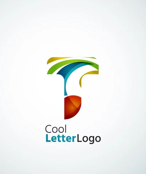 Letra logo de la empresa — Vector de stock