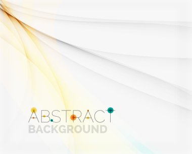 nazik akan dalgalar ile kurumsal beyaz arka plan