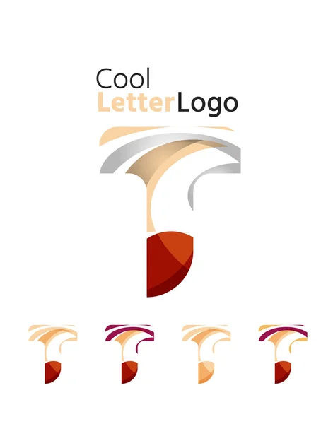 Letter company logo — Stock Vector