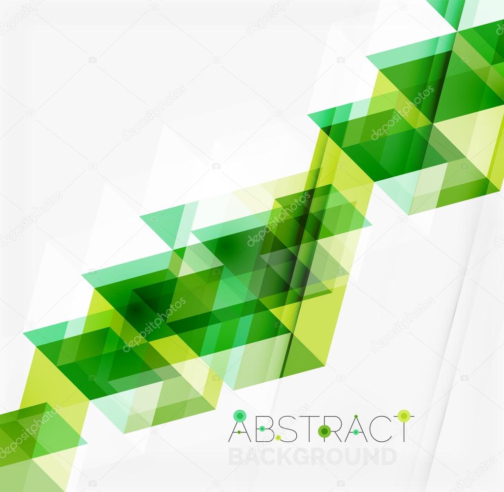 Abstract geometric background. Modern overlapping triangles