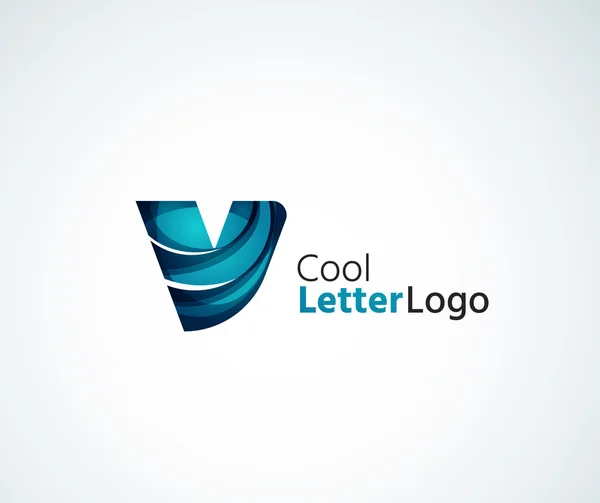 Logotipo de letra vectorial — Vector de stock