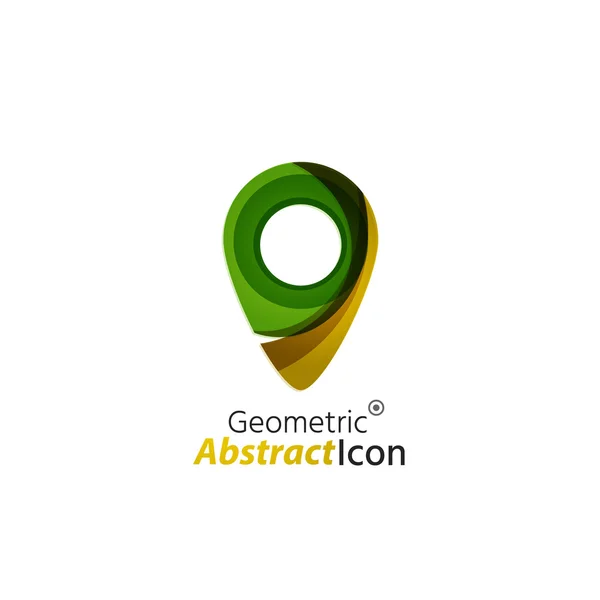 Emblema corporativo de negócios geométricos abstratos — Vetor de Stock