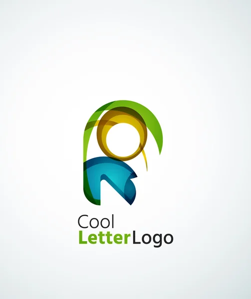 Логотип компанії лист — стоковий вектор