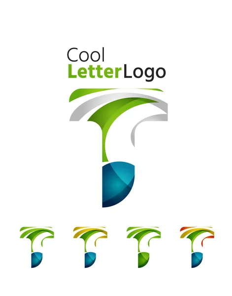 Lettre logo de l'entreprise — Image vectorielle