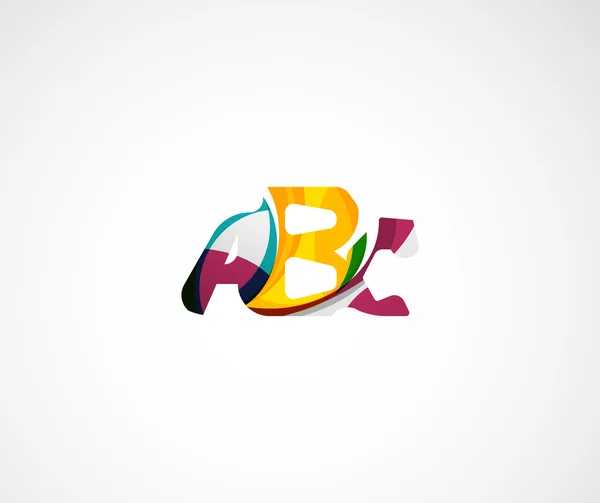 Logo de la empresa Abc. Ilustración vectorial . — Vector de stock