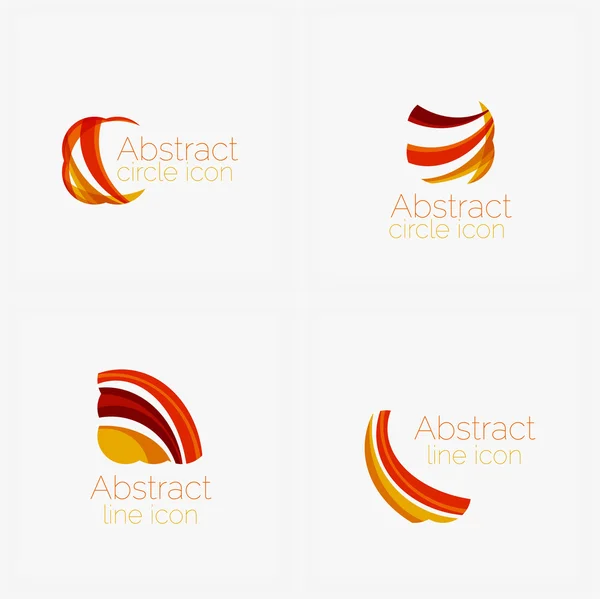 Logo geométrico abstracto . — Vector de stock