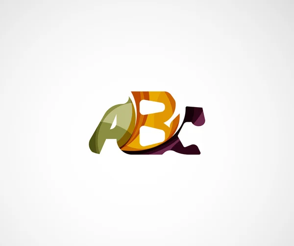 Logo de la empresa Abc. Ilustración vectorial . — Vector de stock