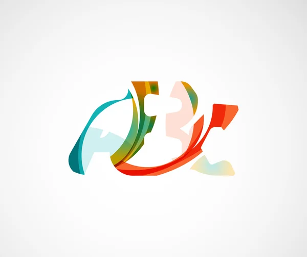 Logo de la société Abc. Illustration vectorielle . — Image vectorielle
