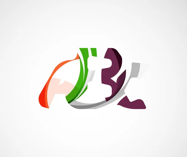 Abc company logo. Vector illustration. — Stock Vector