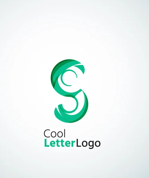 Letra logo de la empresa — Vector de stock