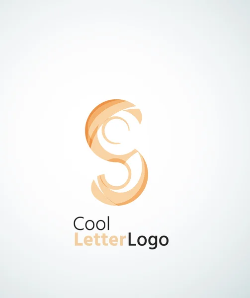 Letra logo de la empresa — Vector de stock