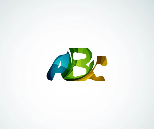 Logo de la empresa Abc. Ilustración vectorial . — Vector de stock