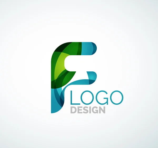 Logotipo de letra vectorial — Archivo Imágenes Vectoriales