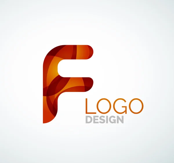 Logotipo de letra vectorial — Archivo Imágenes Vectoriales