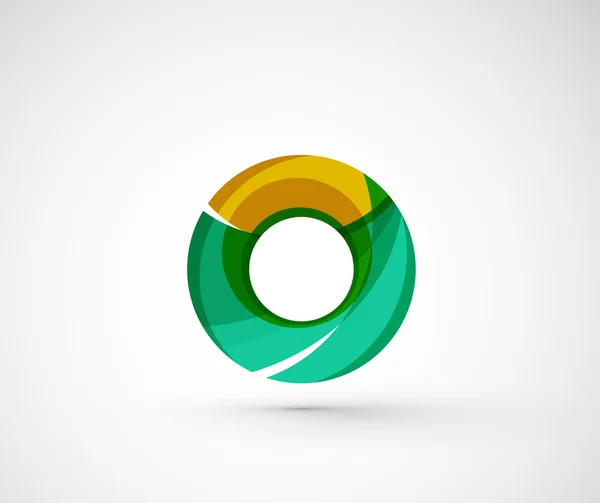 Streszczenie firmy geometryczne logo pierścień, — Wektor stockowy