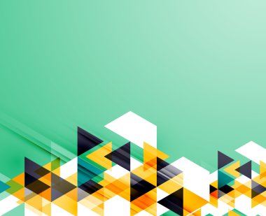 üçgen desen kompozisyonu,