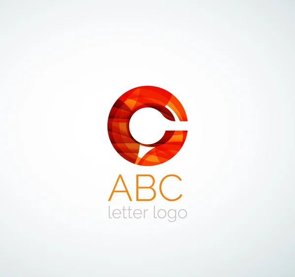 Logotipo de letra vectorial — Vector de stock