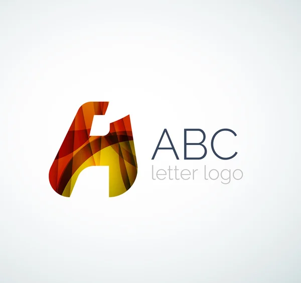 Logotipo de letra vectorial — Vector de stock