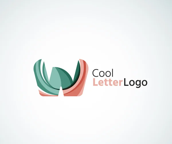 Logotipo de letra vectorial — Vector de stock