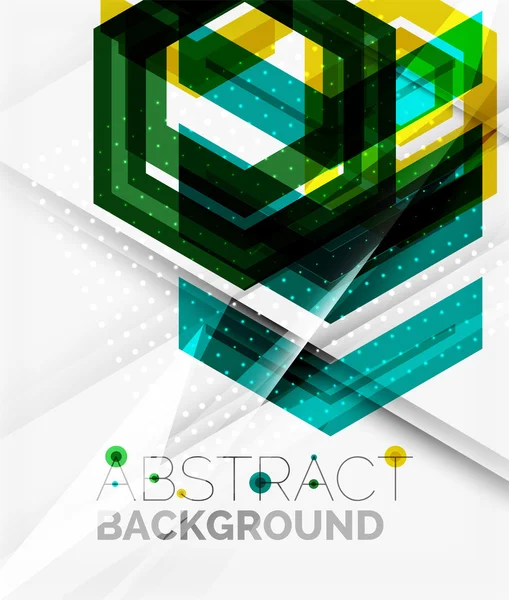 Geometric abstract background. — Stock Vector