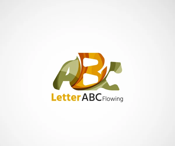 ABC företagets logotyp. vektor illustration. — Stock vektor