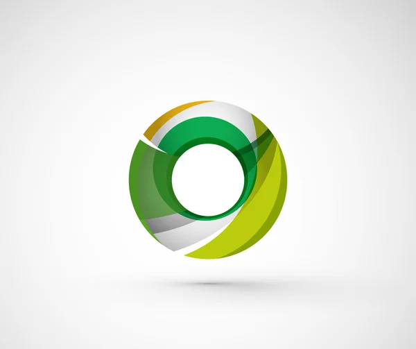 Anillo de logotipo de la empresa geométrica abstracta, círculo — Vector de stock