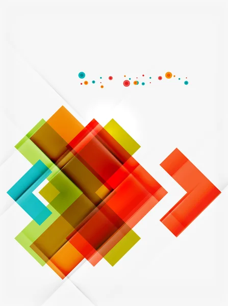 Ren färgglada ovanliga geometriska mönster design — Stock vektor