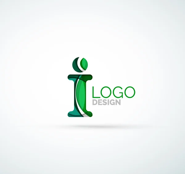 Logotipo de letra vectorial — Vector de stock