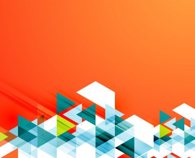 üçgen desen kompozisyonu