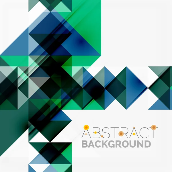 Abstrakt geometrisk bakgrund — Stock vektor