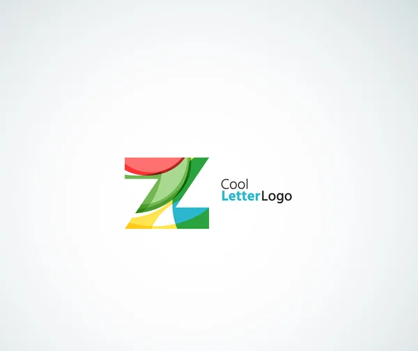 Z harfi logo vektör — Stok Vektör
