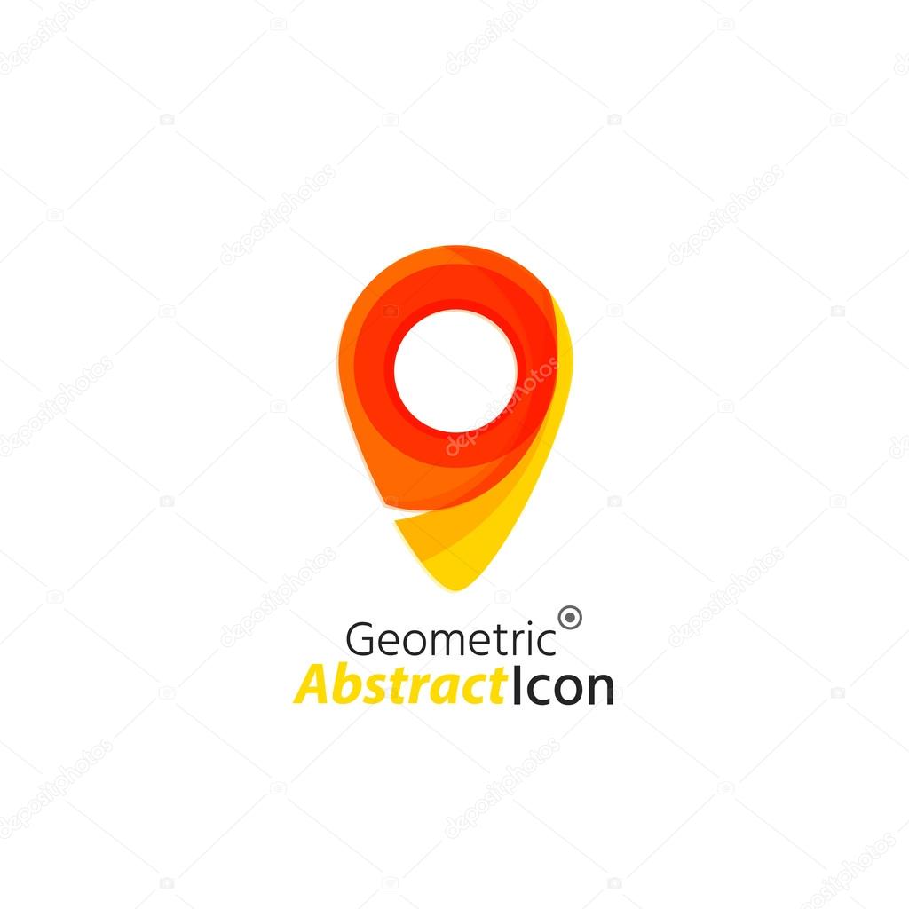 Abstract geometric business corporate emblem
